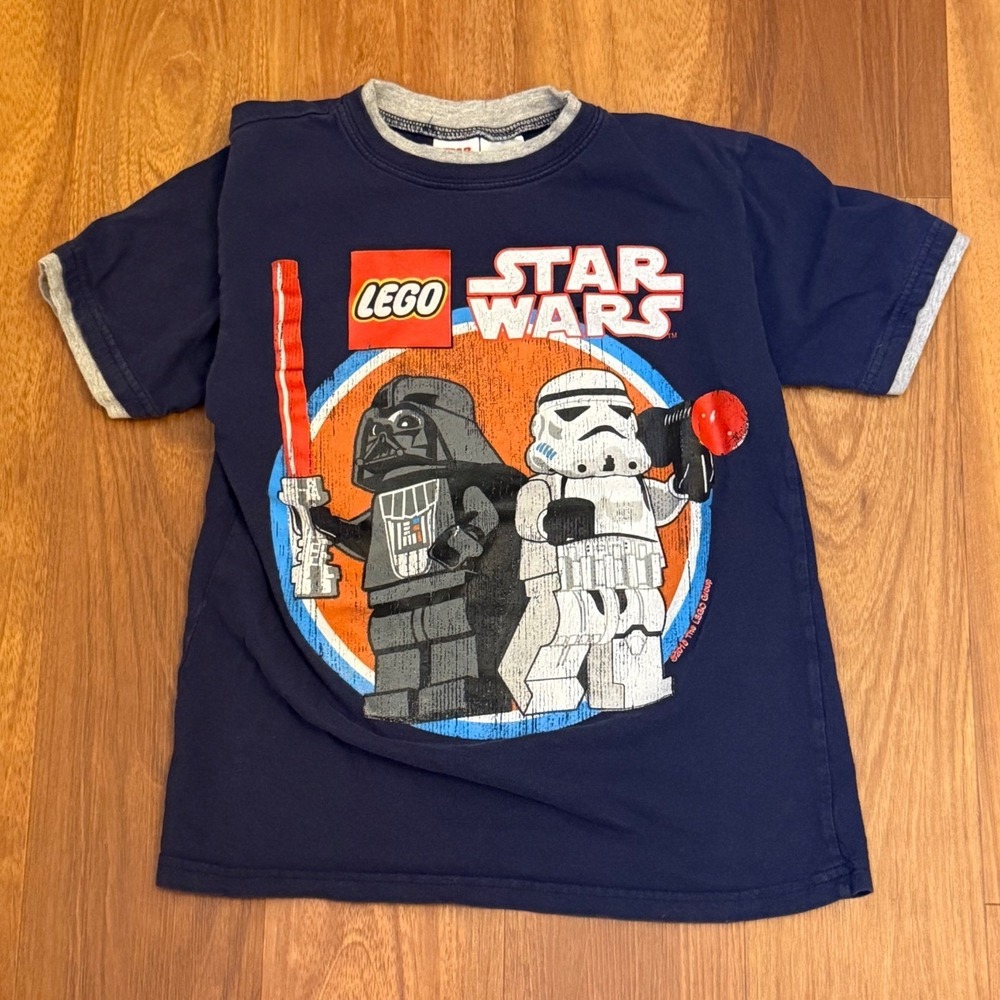 2010 Lego Star Wars Double Layer Graphic T-Shirt Kids Youth Size XL